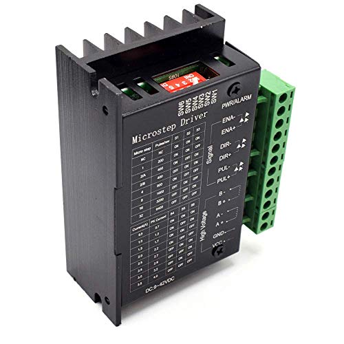 TB6600 4A 9-42V Stepper Motor Control CNC Controller 32 Segments 2/4 Phase Hybrid Stepper Motor Control Board