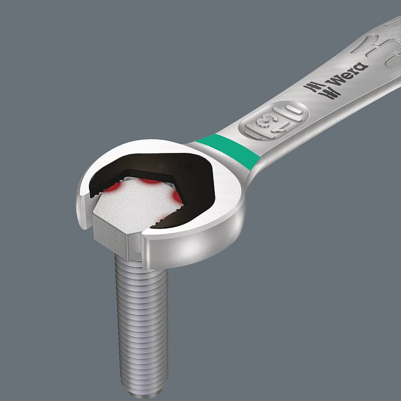 Wera 05003765001 Joker Metric Double Open-Ended Wrench, 17 mm x 19 mm One Size