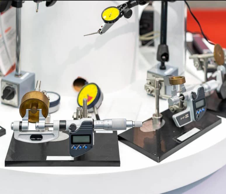 [Australia - AusPower] - Inside Micrometer Set, Internal Diameter Gage Hole Bore 5-30mm Range 0.01mm Accurate + Wrench + Calibration Ring + Wooden Box 