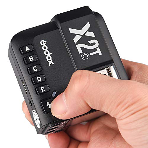 Godox X2T X2T-C Flash Trigger for Canon, 2.4G TTL HSS 1/8000s