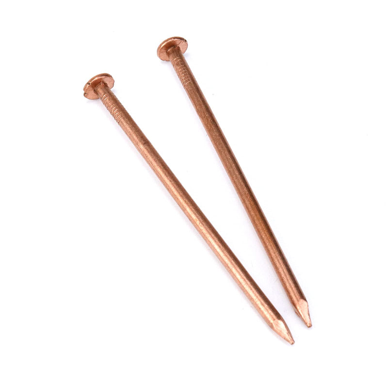 [Australia - AusPower] - MY MIRONEY 10 Pack 4 Inch Copper Nails Solid Copper Nail Spikes for Slating & Roofing 4" 