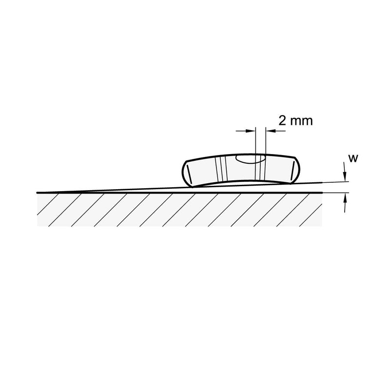 [Australia - AusPower] - Ganter Normelemente | Level GN 2277-ALS-25-K-30-B Durchmesser: 25 Form B: mounting flange for inlet (waistband) Anodized Black 