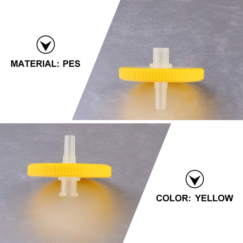[Australia - AusPower] - iplusmile 10-Piece Syringe Filter - Sterile Syringe Filter - Disposable Syringe Injector Filter 0 22 um 33 mm Pes Membrane 