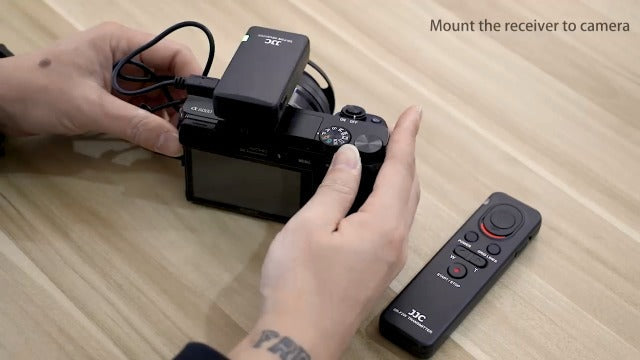 JJC RMT-VP1K Wireless Remote Control for Sony FDR-AX53 AX43 AX700 HDR-CX405 Multi Terminal, Wireless
