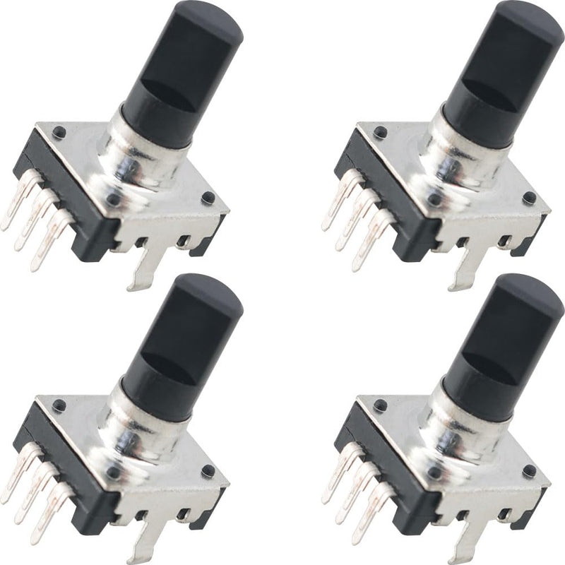[Australia - AusPower] - 10PCS EC12 Audio Encoder 24 Pulse 360 Degree Rotary Digital Pulse Encoder Shank Length 15mm/0.59inch Without Switch EC12 Rotary Encoder for Robotics Camera Lens Computer Input Devices 