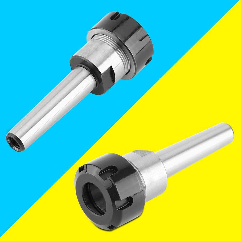 [Australia - AusPower] - ER25 MT2 M10 Chuck Holder, 1mm-16mm Tapered Collet Chuck Holder CNC Milling Adapter Carbon Steel for Milling Machines, Drills and Lathes 