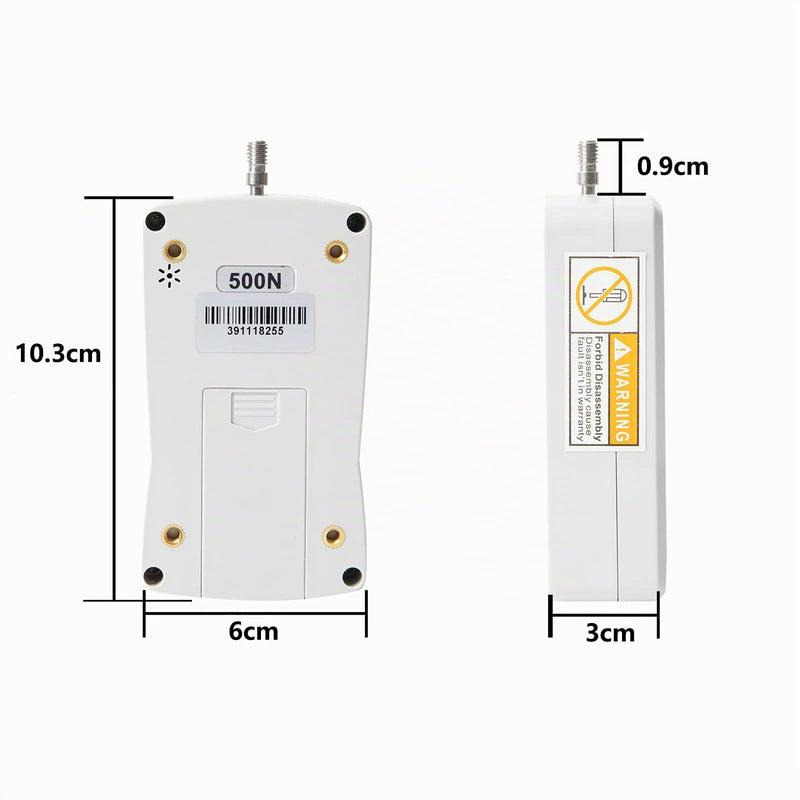 Beslands Digital Force Meter 500N Portable Pressure and Tensile Meter Digital Force Meter (500N)