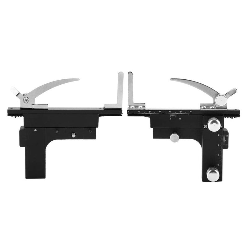 [Australia - AusPower] - Microscope Movable Caliper, High- Movable Ruler Mechanical Stage X-Y Uses on Microscope to Move The 