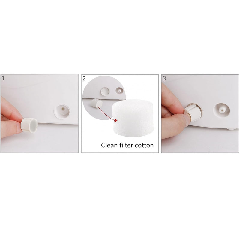 [Australia - AusPower] - Nispira Replacement Sponges Air Filter Compatible with Adult/Kid Compressor System Cool Mist Inhaler Vaporizer, 24 Filters 