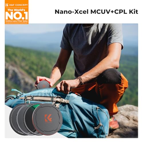 K&F CONCEPT 67mm Circular Polarizers Filter & MC UV Protection Filter Kit