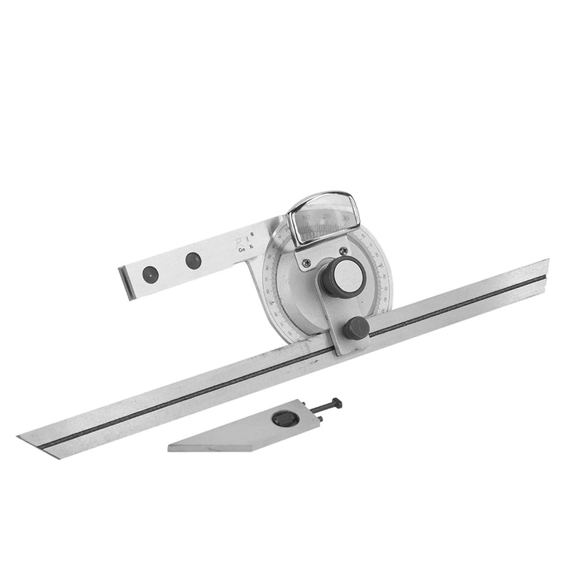 [Australia - AusPower] - Universal Stainless Steel Bevel Protractor, 0-360 Degrees, Angle Finder Measuring Ruler, 3cm Length 