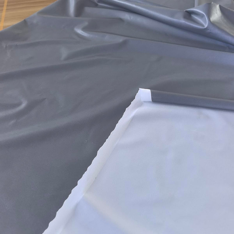 jinbing Silver Gray Safety Visibility Reflective Elastic Fabric Stretch Cloths Size: 55 in x 1 yd