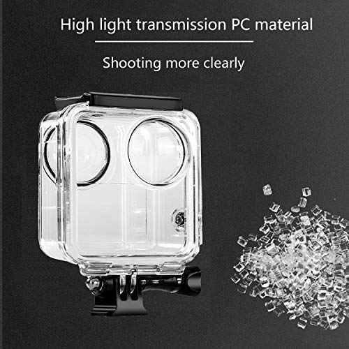 Waterproof Housing Case for Gopro Max Action Camera, Underwater Diving Protective Shell 30M with Bracket Accessories (Not for MAX 360 2025) MAX Waterproof Case