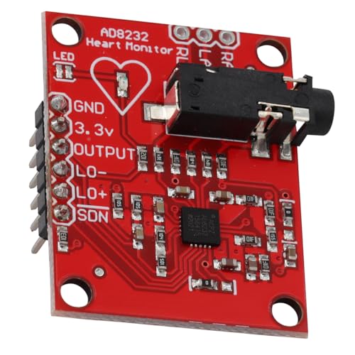ECG Module AD8232 ECG Measurement Pulse Heart Rate Monitor Module Kit ECG Monitoring Sensor with Cable