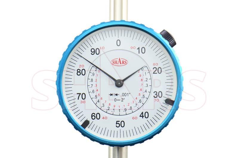 [Australia - AusPower] - Shars 2" High Precision Dial Indicator, 0-2" Range, 0.001" Graduation, White Face 303-3115 P 0-2" x .001" 303-3115 