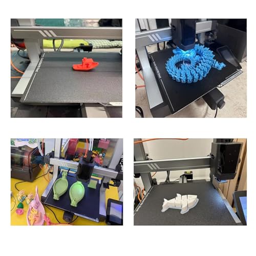 Double Side Black PEI Build Plate for Anycubic Kobra 3, 3D Printer Dual Side Textured PEI Print Bed Platform for Kobra 3, Kobra 3 Combo 3D Printer Platforms Double Black PEI