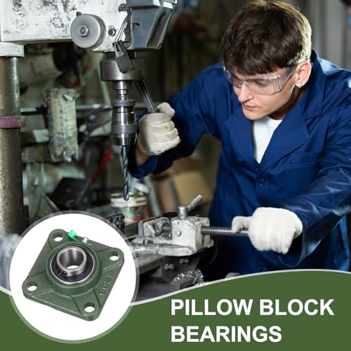 sourcing map UCF205 Pillow Block Bearings,25mm Bore Self Alignment UCF205 (25mm)
