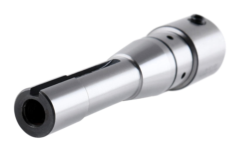 Accusize Industrial Tools R8 to 3/4'' Weldon Shank Arbor Adapter, Compatible with Annular Cutters for Bridgeport Milling Machines, Durable Construction, MC08-0034 | 7/16-20 Drawbar Thread, Spring Pilot Center, Includes Key, for Annular Cutters Used on ...