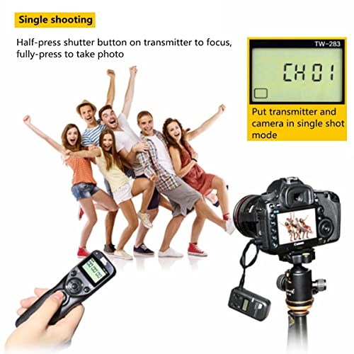 Pixel Timer Wireless Camera Remote Control TW-283 DC0 Compatible with Nikon 283-DC0 for Nikon