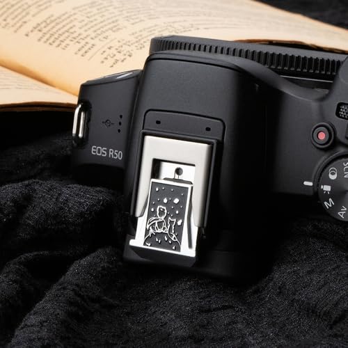 Gazing at the Starry Sky Camera Hot Shoe Cover for Canon EOS R1 R5 Mark II R6 II R6 III R7 R7 Mark II R8 R10 R50 R50 V (for Canon R Series) For Canon R series