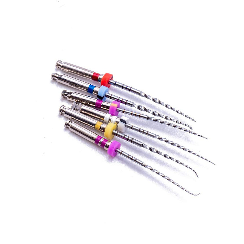 [Australia - AusPower] - Dental Endo Files 6PCS X-Corn Endodontic Niti Rotary Files 25MM for Root Canal Treatment 