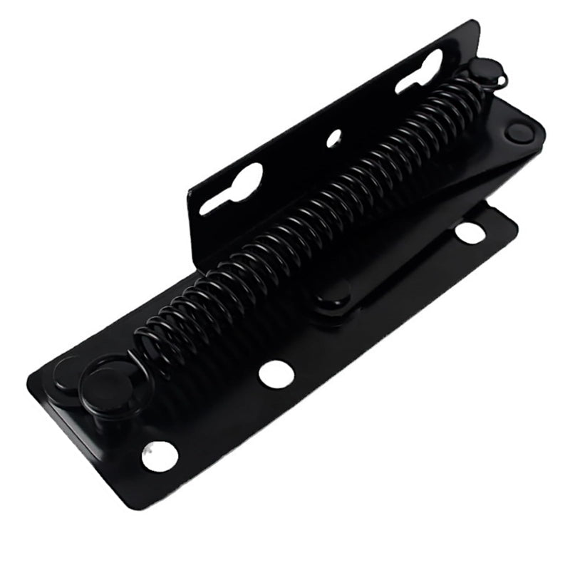 [Australia - AusPower] - (2pc) Black spring hinge 80 degree foldable lifting bracket is widely used for sofa hinge lifting and furniture storage support hinges (black) 