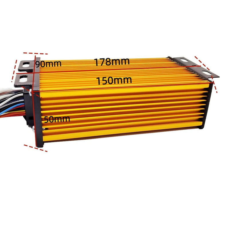 Electric Bike Scooter Brushless Controller 36V 48V 60V 72V 26-33A 500W-800W Sine Wave for Brushless Motor