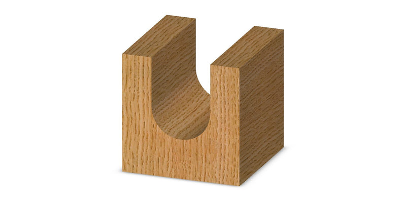 Whiteside Router Bits 1403 Round Nose Bit with 3/16-Inch Radius 3/8-Inch Cutting Diameter and 1/2-Inch Cutting Length