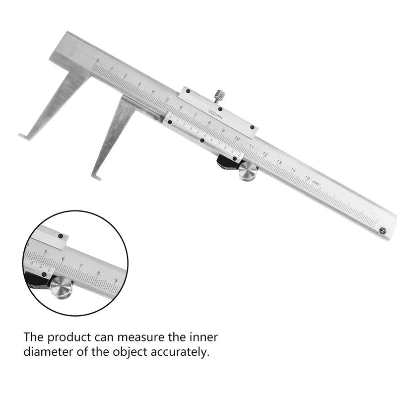 [Australia - AusPower] - Vernier Calipers, 0-5.9in Carbon Steel Caliper Measuring Tool, High Accuracy Portable Digital Micrometer for Measure ID OD Length Depth, Outdoor Woodworkers Printing Jewelers 