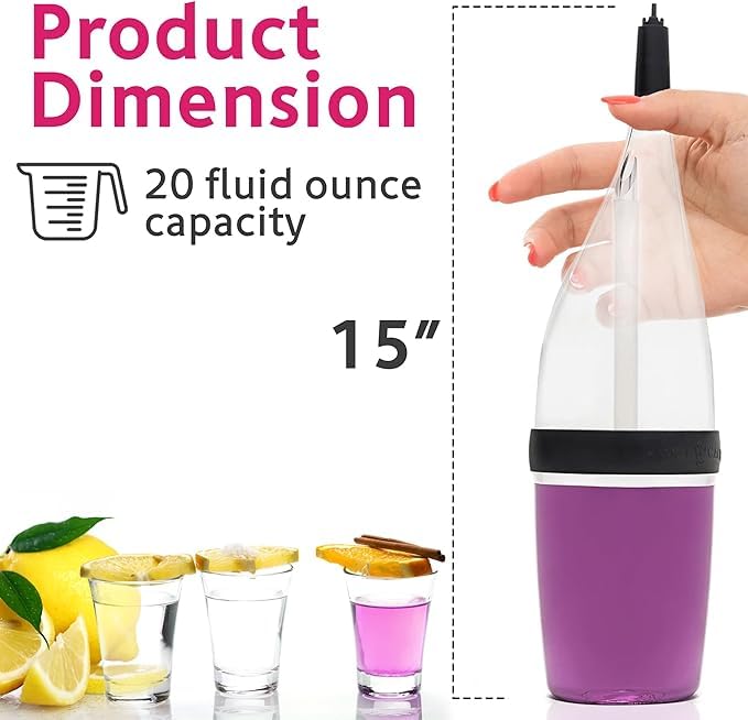 Ultimate Jello Shot Party Pack Kit - Shot Caller Dispenser with Patented Spring Tip + Exclusive Recipe Book + 100 Count 2 oz Cups with Lids | No-Mess Fast Filling for Parties & Halloween