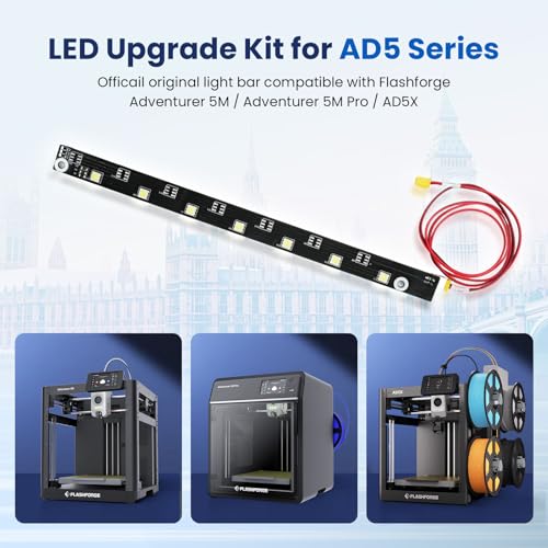 AD5X 3D Printer LED Strip Kit Replacement 3D Printer Acessary