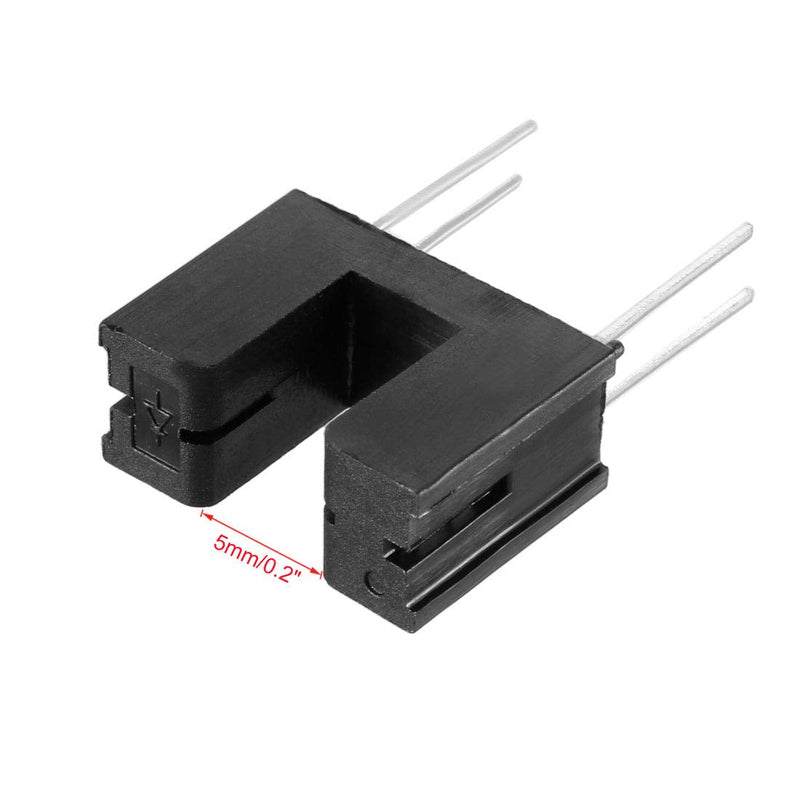 [Australia - AusPower] - uxcell 5Pcs 13/64" DIP-4 Groove Type Optical Coupling Reflective Infrared Photoelectric Sensor 