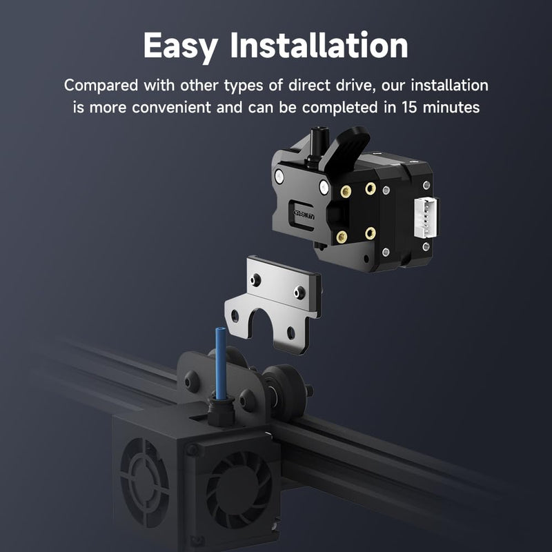 [Australia - AusPower] - Official Creality Ender 3 Sprite Direct Drive, 3D Printers Extruder Upgrades Kit with Dual Gear, High Torque for Creality Ender 3/Ender 3 v2/Ender 3 pro/Ender 5/Ender 5 Pro/Ender 5 Plus/Cr-10 Sprite Extruder SE 