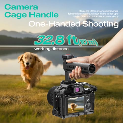 AODELAN Wireless and Wired USB-C Rechargeable Camera Video Remote Control