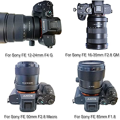 iShoot Lens Collar Tripod Mount Ring Support Bracket Holder for Sony FE 24-240mm f/3.5-6.3 OSS, 24-105mm f/4 G OSS, 16-35mm f/2.8 GM, 24-70mm f/2.8 GM, 35mm f/1.4 ZA, 50mm f/1.4 ZA, 85mm f/1.4 GM