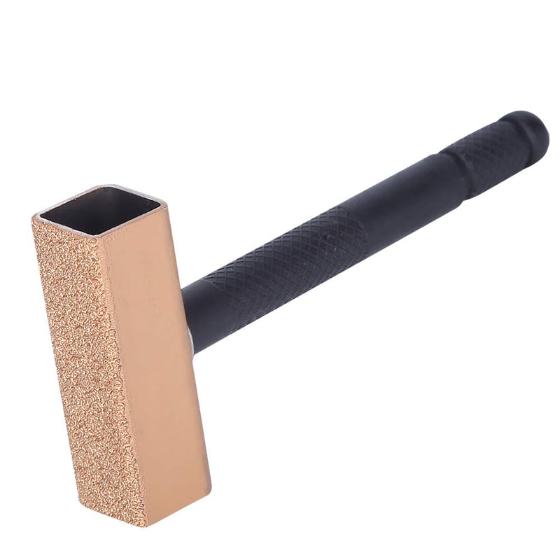 Diamond Dresser 105mm Grinding Stone Dresser Dressing Stone for Grinding Wheels Bench Grinder Tool with Non-Slip Handle (101301 Chest of Drawers with Black Handle, Small) 101301 Chest of Drawers with Black Handle, Small