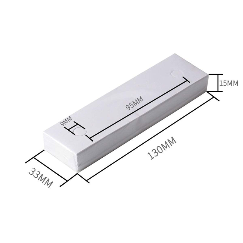 [Australia - AusPower] - 1 Pack Approx 300 Sheets Universal Chin Rest Paper for Ophthalmic Equipment for Auto Refractometer and Auto Perimeters (33 x 130 mm, White) 