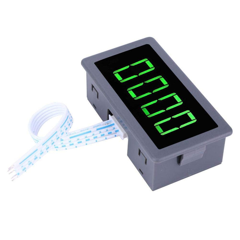 [Australia - AusPower] - 4 Digital LED Tachometer RPM Speed Meter+Hall Proximity Switch Sensor NPN DC 8-24V 40mA 10-9999RPM for Lathes Conveyor Belts RPM Speed Measurement(Green) 