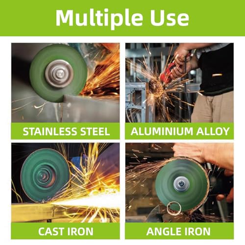 Cutting Disc 76 mm Metal Stainless Steel for Angle Grinders, Pack of 25, Extra Thin 1 mm Angle Grinder Flex Disc, Cutting Discs for Metal, Stainless Steel, Steel, Iron, Sheet Metal, Plastic, Steel Tube 76mm, 25 pieces