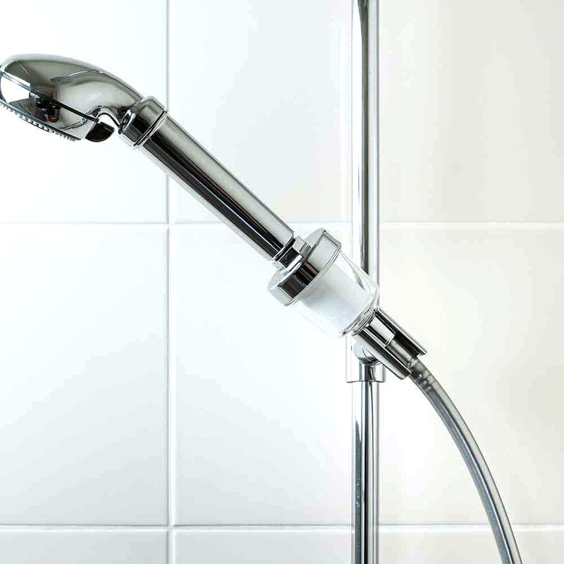 Sediment Filter Shower, 1 Micron, Removes Pipe Deposits, Sand and Rust, Compact and Economical, 1/2 Inch Connection