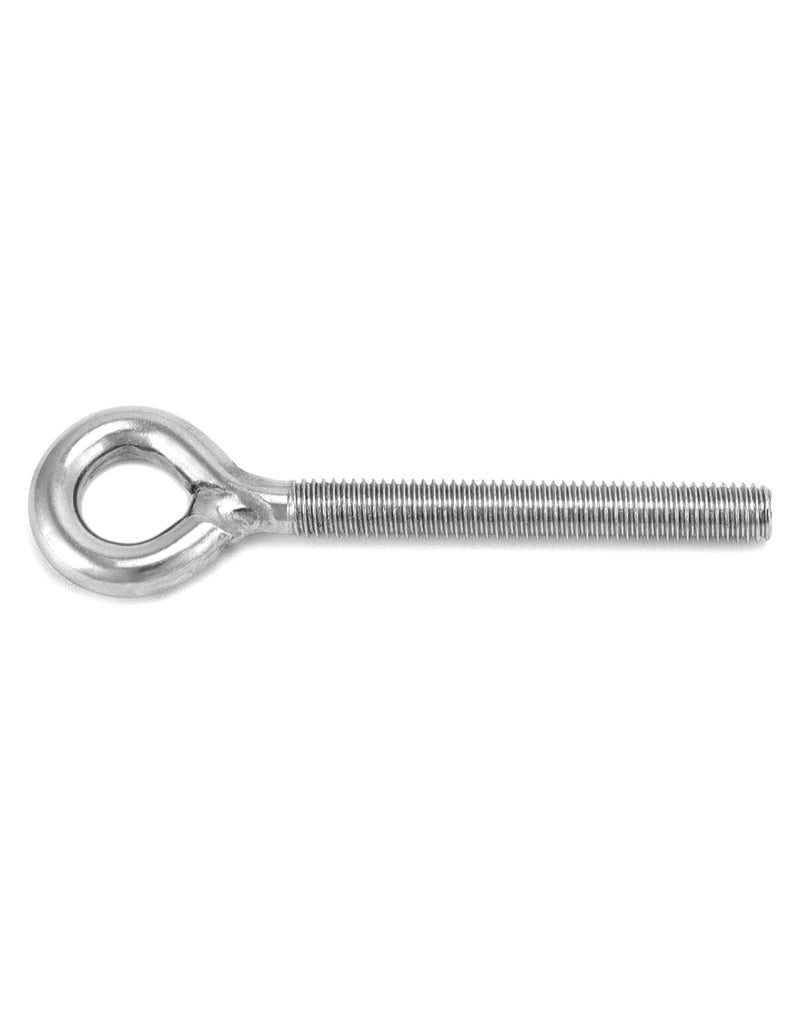 [Australia - AusPower] - QWORK M8 Eye Bolt Ring Bolts, 10 Pack Heavy Duty Stainless Steel Shoulder Lifting Ring Threaded Eyebolts, Welded Closed Screw Rod Eye Screw Bolts 