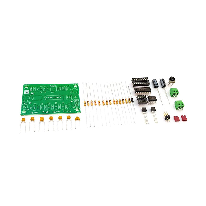 [Australia - AusPower] - AVT 1327 Kit DIY Mini Function Generator, Function Signal Generator, Project for Beginners, DIY Soldering Kit, Construction Toy 