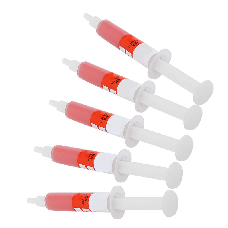 [Australia - AusPower] - KooingTech Pack of 5 diamond paste, diamond polishing paste, needle tube W1.5# 6000 grinding paste, diamond grinding polishing paste, cloth compound grinding paste 