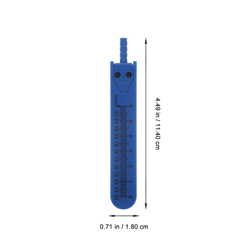 [Australia - AusPower] - iplusmile Caliper Metal Brake Caliper Doctor Caliper Medical Gauge with Ruler Measuring Tool for Measuring Electrocardiographs (Blue) 