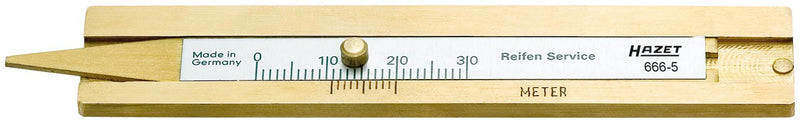 [Australia - AusPower] - HAZET 666-5 Tyre Tread Depth Gauge - Multi-Colour 