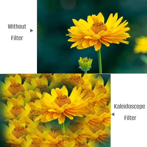 QFkris 77mm Kaleidoscope Fisheye Prime Camera Lens Bundle