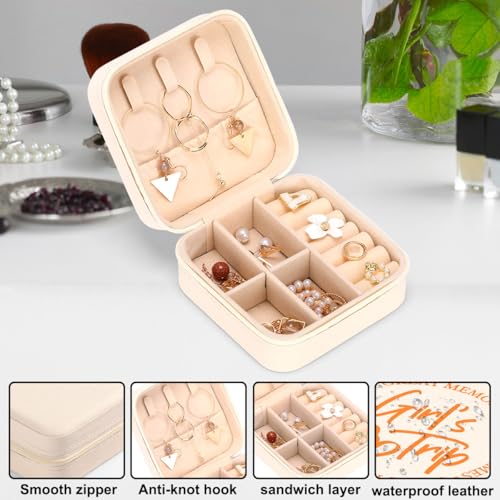 4 PCs Jewelry Boxes & Organizers, Girls Trip Gifts Favors Jewelry Organizer