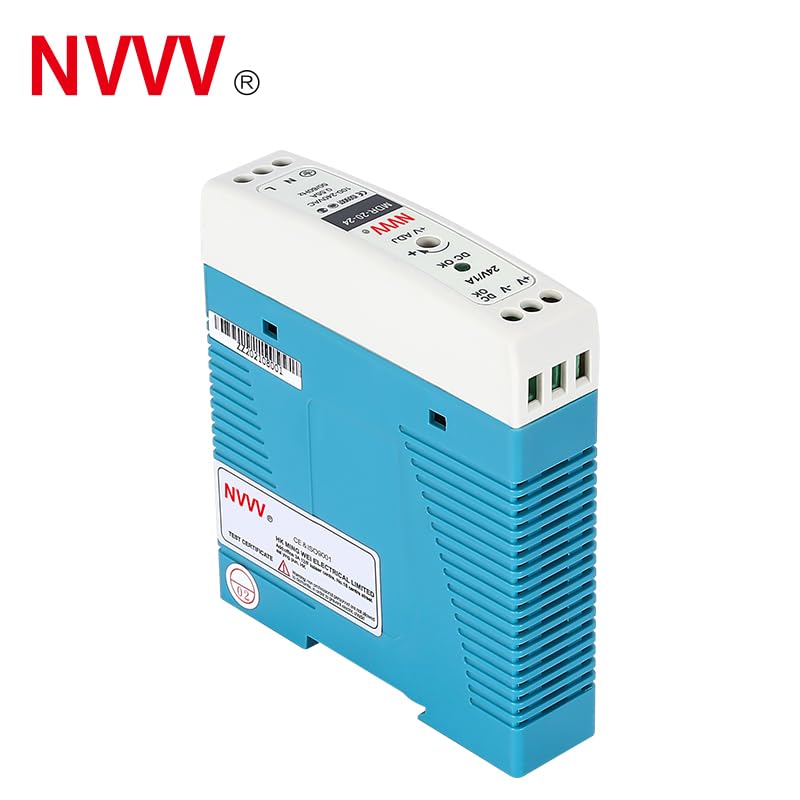 [Australia - AusPower] - MDR-20-24 AC to DC DIN-Rail DIN Rail Power Supply Power Supply, 24 W, 1 A, 24 V MDR-20-24 24V, 24W, 1A 