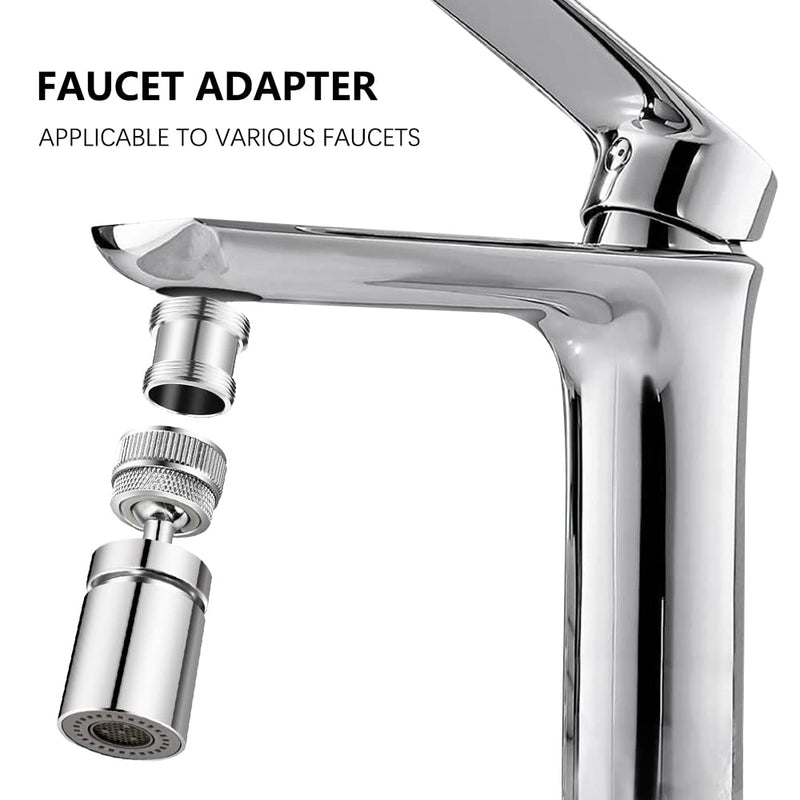 Tap Adapter M22 to M24 - Thread Adapter for Male Thread M22 and M24, Ideal for Aerators and Sinks M22M24