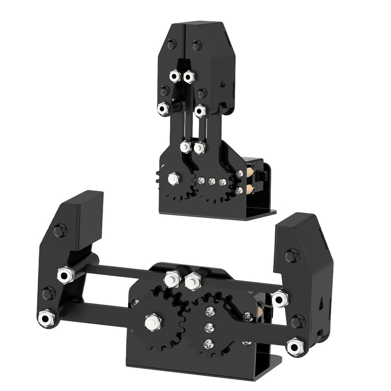 [Australia - AusPower] - Mechanical Claw Robot Gripper Grabber Pickup DIY, Building Accessory Replacement Parts, BigClaw With Digital Servo and Tester with servo & tester 
